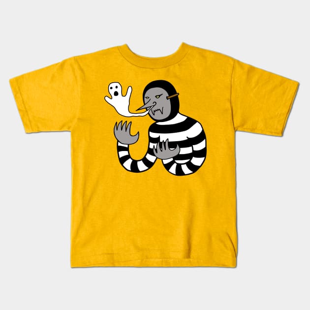 the tongue pincher Kids T-Shirt by Champion_Leccy